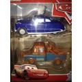 Disney Pixar Cars - Complete set of 6 cars. Lightning Mcqueen,Sally,Matter,Doc Luig,Guid - Bullyland