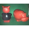 2 x Vintage ABSA & Allied Bank Money Boxes