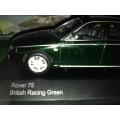 Vanguards - Rover 75 British Racing Green ( Factory fault on one rim ) (NOS - New old Stock)