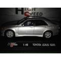 High Speed  - Toyota Lexus IS200  Silver 1:43 Scale (NOS - New old Stock)