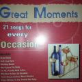 CD - Great Moments - 21 Songs For Every Occasion