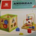 Andreas Goge 5 in 1 Activity Cube - Top Bright