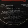 LP - Eddie Rabbit - Greatest Hits Volume II