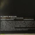 CD - All Saints - Never Ever (Single)