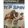 PS2 - Top Spin  Works With Eye Toy Camera