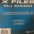 CD - DJ DADO - X Files (single)