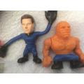 Set of Fantastic Four + The Silver Surfer - Marvel Fox 2007 +-10cm