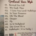 CD - Gerhard Van Wyk - Revival Fire Fall (signed)