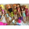 Job Lot of 12 Polly Pocket Dolls + Accessories - Mattel