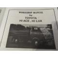 Intereurope  - Toyota Hiace Hilux  Owners Workshop Manual 224