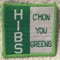 Patch - HIBS Hibernian C`Mon You Greens  (NOS)