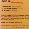CD - Sugar Ray - Someday