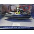 Q Boat  - World is not enough - James Bond Car Collection 1:43 Scale Die Cast