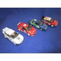 Rally Collection - Set of 4 - Subaru - Ford - Renault - Citroen 1:43 Scale (as new)