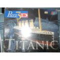 3D - Titanic Puzzle - Milton Bradley 398 pieces