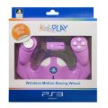 PS3 - KidzPLAY Wireless Motion Wheel Pink - Official Product