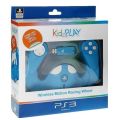 PS3 - KidzPLAY Wireless Motion Wheel Blue - Official Product