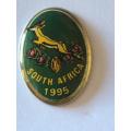 Springbok Rugby Word Cup 1995 South Africa Tin Plaque (NOS) +-2.5cm