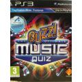 PS3 - Official Sony Buzz Wired Controllers + The Ultimate Music Quiz