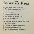 CD - Judith Pintar - At Last The Wind
