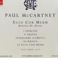 CD - Paul McCartney - ECCE Cor Meum