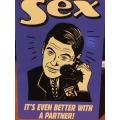 Post Card - SEX It`s Even Better With A Partner! - Made In U.S.A. (N.O.S)