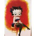 Post Card - Betty Boop Calendar Girl  - Made In U.S.A. (N.O.S)
