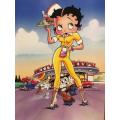Post Card - Betty Boop Betty Boop`s Diner - Made In U.S.A. (N.O.S)