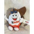 Kinder Surprise Limited Edition Aviator Plush Soft Toy Collectable Teddy Egg +-19cm