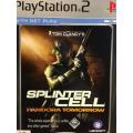 PS2 - Tom Clancy`s Splinter Cell Pandora Tomorrow Platinum cover - Original Disc