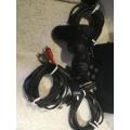 Playstation 2 - Black PHAT c/w 1 x Original Controller, AV Cable Power Cord