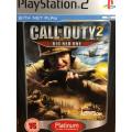 PS2 - Call of Duty 2 -  Big Red One - Platinum (original disc)