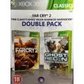 Xbox 360 - Far Cry 2 + Tom Clancy's Ghost Recon Advanced Warfighter (Double Pack)