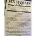 Sex Maniacs Card Game