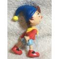 Vintage Rubber Noddy Hands Back +-9cm circa 1990's