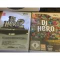 Wii - DJ Hero Deck + DJ Hero 1 & 2