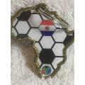 Football Paraguay South Africa World Cup 2010 Metal Keyring (NOS)