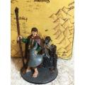 Lord of the Rings - Pippin & Dwarf Warrior - Eaglemoss Lead Piece - +- 6cm 2004 (NOS)