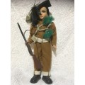 Vintage Magis Roma Miltary Doll made in Italy +-28cm
