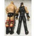 Job Lot 3 of 2 WWE action Figure +-18cm