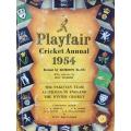 Vintage Playfair Cricket Annual 1954