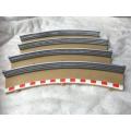 Scalextric -  Set of 4 R2 Outer Run Offs with Barriers (Ex demo track)  1:32 Scale
