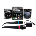 PS3 - Official Sony Wired Singstar Microphones with USB adaptor + Singstar Take That