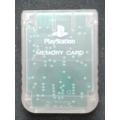 PS1 - Official Sony PS1 Memory Card - Clear