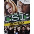 Wii - C.S.I. Crime Scene Investigation Hard Evidence Hard Evidence