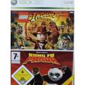 Xbox 360 - Lego Indiana Jones Original Adventures + Kung Fu Panda