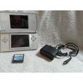 Nintendo DS Lite Silver Grey, Generic Charger + Sims 2 Pets