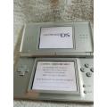 Nintendo DS Lite Silver Grey, Generic Charger + Sims 2 Pets