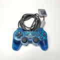 PS1 -  Sony PlayStation 1 PS1 PS2 Dualshock Controller Island Blue SCPH-1200