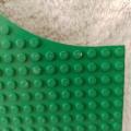 Genuine LEGO base plate 24 x 24 stud with half round similar thickness to a standard brick